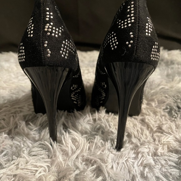 Anne Michelle black and silver Leopard pattern - Picture 3 of 6